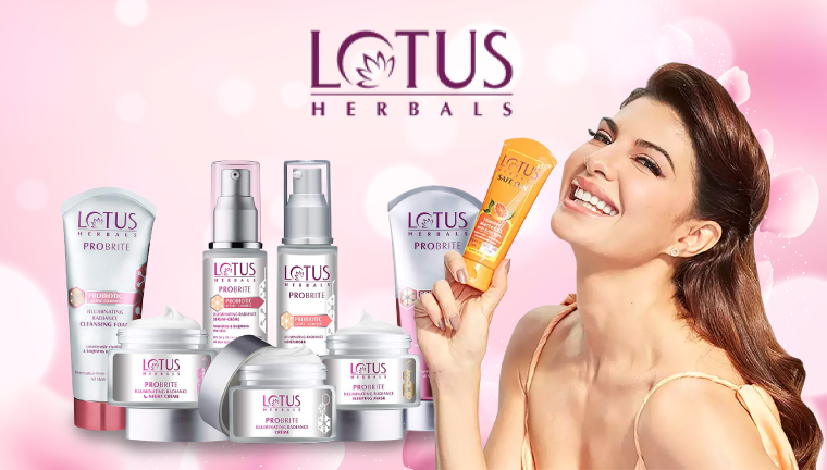 Lotus Herbals Home Page Banner